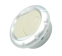 DOITOOL Deflettore Climatizzatore per Camper Rotondo in Abs Direzione del Vento Regolabile, Facile da Montare per Uscita Aria Bus per Vacanze Estive