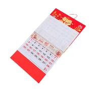 DOITOOL Del Cavallo Retrò con Rilegatura Spirale Planner Mensile Parete Decorazione Capodanno con Festività Evidenziate per Casa e Ufficio