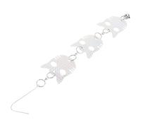 DOITOOL Dispositivo di Spavento Riflettente a Forma di Piccolo Gufo in PVC e Metallo Ciondolo Pendente Decorativo per Giardino e Balcone Repellente per Uccelli e Piccioni Adatto per