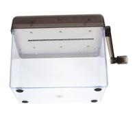 DOITOOL Distruggidocumenti Manuale da Tavolo in Resistente Portatile e Leggero per Carta Sottile e Cartone per Ufficio Casa e Scuola Taglio Strisce per Progetti Creativi