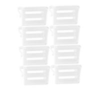 DOITOOL Divisori Per Frigorifero Regolabili Per Porta Laterale, Separatori Per Spazio Frigorifero Domestico, Set Da 8 Pezzi Per Organizzazione Alimenti e Ordine Cassetti