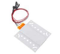 DOITOOL Elemento Riscaldante 220v+12v per Incubatrice Ptc in Ceramica e Lega di Alluminio Argento, per Piccoli Incubatori, Rettili e Animali Domestici