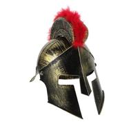 DOITOOL Elmo Romano Antico da Soldato in Plastica Oro Design Creativo e Resistente, Facile da Usare per Feste in Costume e Cosplay di Cavalieri