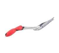 DOITOOL Estirpatore Manuale Erbacce in Ferro Rosso per Giardino | Scavo, Trapianto e Allentamento del Terreno, Design che Riduce lo Sforzo, Utensile per Orto