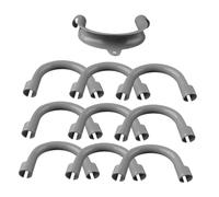 DOITOOL Fascetta Stringitubo Per Lavatrice A Forma Di U Guida Per Tubo Di Scarico Supporto in Plastica Resistente Per Lavatrice