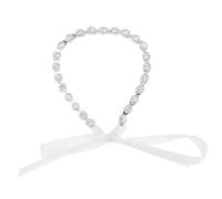 DOITOOL Fascia da Sposa con Cristallo Argento Elegante per Donne, Accessorio Chioma Confortevole e Delicato per Feste Formali e Ritorni a Casa