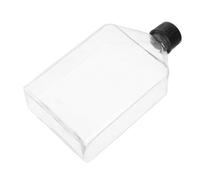 DOITOOL Flacone per Coltura in Vetro 200ml con Tappo a Vite | Trasparente, Chiusura Ermetica con Tappo in Silicone, per Università e Sviluppo Farmaceutico