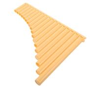 DOITOOL Flauto di Pan Giallo per Principianti in Resina Abs Suono Professionale per Lezioni di Musica e Performance Sul Palco