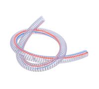 DOITOOL Flessibile PVC con Spirale Acciaio per Trasferimento Carburante e Scarico Acqua Resistente e Facile da Installare Suzione per Pompa e Uso Giardino