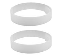 DOITOOL Foglio diffusore LED flessibile da 2 pezzi: foglio pannello retroilluminato per mobile - diffusore acrilico antiriflesso per paralumi di lampadari a sospensione 0,5 mm-1220x40 mm