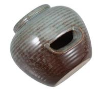 DOITOOL Fontana in Vaso di Ceramica Tradizionale con Flusso Circolante U Decorazione Elegante per Acquari Interni Giardini Zen e Ufficio per Paesaggi e Fontane da Tavolo