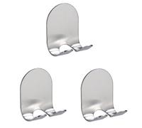 DOITOOL Ganci da Parete Autoadesivi in Acciaio Inox 304 per Rasoio, Spugna e Asciugamano, Set da 3 Pezzi, Supporto Multiuso per Bagno, Cucina e Organizzazione Domestica