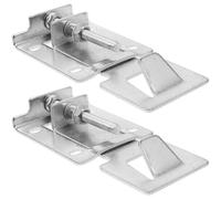 DOITOOL Ganci per Cappe Cucina Acciaio Inossidabile 2 Pezzi Supporto Facile Installazione Staffa Regolabile per Cucina