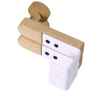 DOITOOL Ganci per Porta in Ferro e Legno 2 Pezzi senza Foratura Struttura Semplice per Appendere Cappelli e Vestiti su Armadio o Cucina