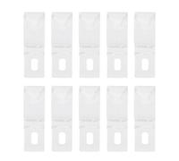 DOITOOL Ganci per Tende a Rullo Clip, 10 Pezzi, Pom Bianco