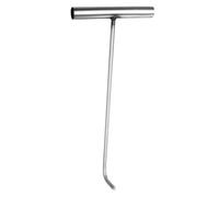 DOITOOL Gancio per Tombino in Acciaio Inossidabile, Robusto per Chiusino | Tombini e Porte Avvolgibili, Uso in Manutenzione Fognaria e Fabbriche, Colore Argento