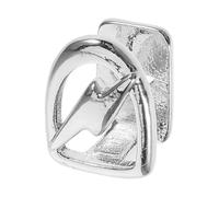 DOITOOL Gioiello per Dente a Forma di Fulmine Argento in Rame Design Cavo per Festa di Halloween Stile Hip Hop Accessorio Costume Unico