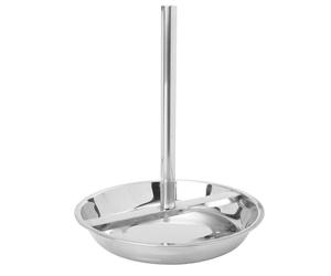 DOITOOL Griglia per Barbecue in Acciaio Inossidabile 22 CM Piatto per Pollo Smontabile Supporto Stabile per Pollo Arrosto da Campeggio Adatta per Picnic e Grigliate all'Aperto