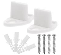 DOITOOL Guida a Pavimento per Porta Scorrevole Set 2 Pezzi in Pom e Acciaio al Carbonio, Fermaporta per Porte da Fienile, Montaggio a Pavimento per Controllo Apertura e Chiusura,