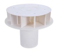 DOITOOL Imbuto di gestione dell'acqua piovana, sifone per grondaia in PVC, connettore di drenaggio, scarico della grondaia, deviatore dell'acqua, di sifone per l' piovana sul tetto per uso commerciale