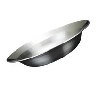 DOITOOL Insalata in Acciaio Inossidabile Argento da 23cm Bordo Liscio e Design Compatto, per Picnic e Uso Quotidiano in Stile Vintage