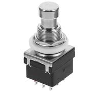 DOITOOL Interruttore a 9 Piedi Piccolo e Sostitutivo Accessorio in Metallo Argento per Pedale Effetti Chitarra per Amplificatore e Chitarrista