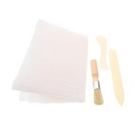 DOITOOL Kit Completo per Rilegatura Libri Antichi con Stoffa Resistente Strumenti per Piegatura e Pennelli Materiale per Riparazioni Durature Testi Storici Assortito