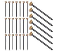 DOITOOL Kit da 70 Chiodi per Appendere Quadri Piccoli, Chiodi Decorativi Testa Nera in Rame, Supporti Hardware per Decorazioni Murali, Adatti a Pareti di Camera, Bagno e Ufficio