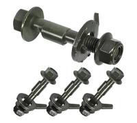 DOITOOL Kit di Bulloni Camber per Veicoli 4 Pezzi in Acciaio Nero 10.9 per Allineamento Ruote Design Eccentrico per Migliorare L'esperienza di Guida