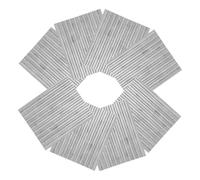 DOITOOL Kit Tegole Miniatura 1/35 24 Pezzi per Modellismo Accessori Tetto in Acciaio Ondulato Materiali per Costruzione Casa delle Bambole Adatto per Scenari Architettonici e Diorami