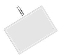 DOITOOL Lavagna Piano Giornaliero da Scrivania in Acrilico Trasparente per Ampio Spazio per Note e Scrittura per Organizzare lo Scrittoio