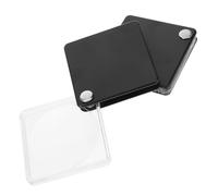 DOITOOL Lente d'Ingrandimento Quadrata Pieghevole Portatile 2 Pezzi in Acrilico Resistente all'Usura Multifunzione per Gioielli e Uso Esterno