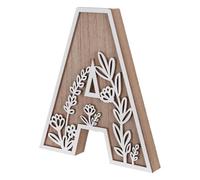 DOITOOL Lettere in Legno Beige per Decorazione da Parete Eleganti Leggere e Pronte da Esporre per Arredamento Casa e Cameretta