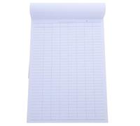 DOITOOL Libro Contabile Design Elegante per Registrazione Inventario Fogli Dettagliati e Tracciamento Finanziario, Carta Blu per Magazzino e Casa