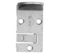 DOITOOL Limitare la marcia della porta morsetto in acciaio inossidabile fermaporta per ingressi supporto porta ispessito fermaporta per traffico intenso Silver