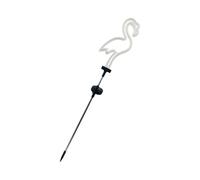 DOITOOL Luce LED Solare da Prato Decorazione Fenicottero Rosa, Lampada Esterna per Giardino e Terrazze, Adatta a Percorsi e Spazi Esterni, Confezione Singola