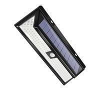 DOITOOL Luce Solare da Parete con Rilevatore di Movimento LED Freddo e Antiruggine per Illuminazione Esterna Giardino Cortile Balcone Lampada d Emergenza Energia Solare