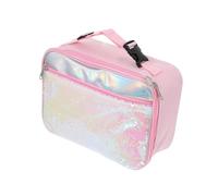 DOITOOL Lunch Bag Rosa PU Borsa Pranzo Leggera e Resistente per Scuola e Snack Conservazione Raffreddata e Termica Multiuso per Ragazzi e Ragazze