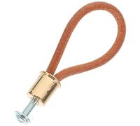 DOITOOL Maniglia in Corda di Cuoio Vintage per Mobili Pomello Rustico per Armadi e Cassetti Tirante Resistente Finitura Liscia Adatto per Guardaroba e Credenze Design Semplice e