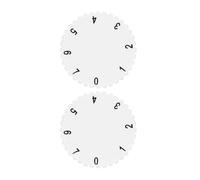 DOITOOL Manopola Frigo in Plastica : 2 Pezzi Manopola Frigo Termostato Di Regolazione Della Di Controllo Della Temperatura Adatta per Frigorifero