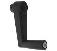 DOITOOL Manovella per Argano a Mano con Foro Rotondo 10mm in Plastica | Impugnatura Ergonomica Nera, Meccanismo Manuale Resistente, per Generazione Mobile e Fresatura