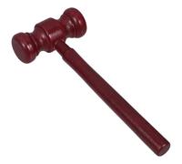 DOITOOL Martello Giudice in Legno per Martelletto Giocattolo Naturale per Giochi di Ruolo Accessorio Educativo per Stimolare Creatività e Apprendimento Giustizia per Casa e Scuola