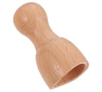 DOITOOL Massaggiatore Facciale Portatile in Legno Khaki Leggero per Corpo e Viso Funzione di Sollievo Dalla Tensione per Routine di Benessere