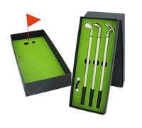 DOITOOL Mini Golf Penne da Scrivania con Bastoni Simulati Portatile per Ufficio e Regali Golfisti Include Penne Sfera e Mini Gioco Desktop Adatto per Eventi e Celebrazioni