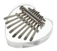 DOITOOL Mini Kalimba 8 Tasti in Legno di Sapele, Strumento Musicale per Principianti, Compatto e Raffinato per Sviluppare Talento Musicale