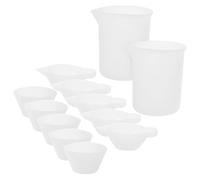 DOITOOL Miscelazione Resina Epossidica Misurini in Silicone Flessibile e Resistente per Artigianato e DIY Strumenti Precisi per Dosaggio e Mescolamento Riutilizzabile