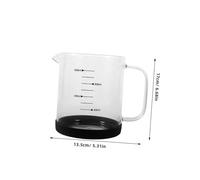 DOITOOL Misurino Liquidi in Vetro Borosilicato con Manico Ergonomico Bicchiere Dosatore Portatile per Espresso Sciroppi e Caffè Graduato e Leggero per Uso Cucina e Beverage
