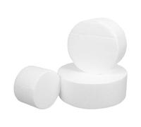 DOITOOL Modelli per Torte in Schiuma 3pezzi Bianco Superficie Liscia e Forma Semplice per Praticare la Decorazione Come Decorazioni per Matrimoni