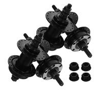 DOITOOL Mozzi per Bicicletta con Freno a Disco Set 2 Paia, Mozzo Anteriore a Sgancio Rapido e Mozzo Posteriore Filettato a 36 Fori in Metallo, Ricambi per Bici da Strada e Mountain Bike,