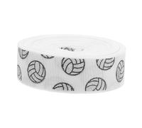 DOITOOL Nastro Glitterato Pallavolo Resistente allo Sbiadimento Decorazione per Fiocchi Squadra e Celebrazioni Vittoria